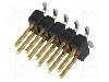 Conector 10 pini, seria AMPMODU MOD II, pas pini 2.54mm, TE Connectivity - 1241050-5 foto