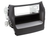 Cadru radio Hyundai 2 DIN negru - ACV, compatibil cu Santa Fe 2012