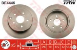 Disc frana TOYOTA COROLLA Verso (ZER, ZZE12, R1) (2004 - 2009) TRW DF4446