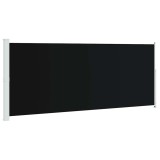 Cumpara ieftin Copertina laterala retractabila de terasa, negru, 200 x 514 cm