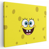Tablou afis SpongeBob desene animate 2214 Tablou canvas pe panza CU RAMA 60x90 cm