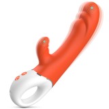 Vibrator Allen 9 Moduri Vibratii Silicon USB Portococaliu 23 cm Mokko Toys