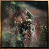 Pictura metafizica despre eternitate si spiritualitate O Kloska, Abstract, Acrilic