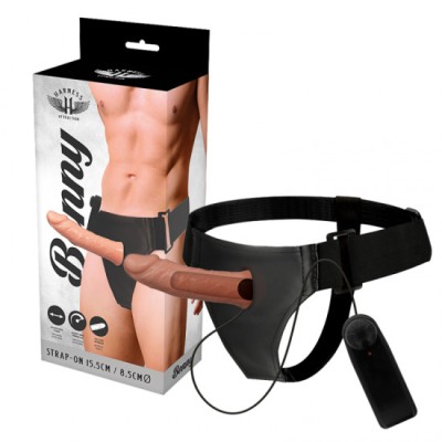 HARNESS ATTRACTION - RNES HOLLOW BENNY WITH VIBRATOR 15 CM -O- 4.5 CM foto
