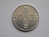 50 centimos 1966 Spania-xf, Europa