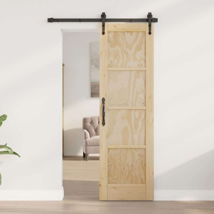 Ușa Interioară &quot;ORKDAL&quot; 61x198,5 cm din Lemn Masiv de Pin