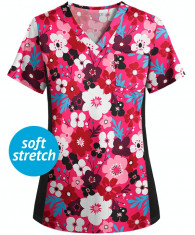 Bluza medicala &amp;amp;#8222;Sunlight flower&amp;amp;#8221; (TS821SLF) foto