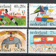 Olanda 1976 Mi 1088/91 MNH - "Voor het Kind": Desene pentru copii