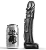 All Black-Dildo 22 cm-Silicon