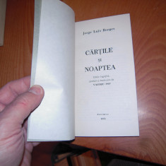 Cartile si noaptea - Jorge Luis Borges, Editura Junimea, 1988, Stare Buna