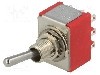 Intrerupator basculant, 3 pozitii, mod comutare ON-OFF-ON, 3P3T, {{Producator}} - foto