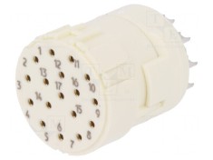 Conector M23 17 PIN Mamă Lipire 160V 8A