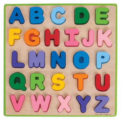 Puzzle colorat - alfabet PlayLearn Toys foto