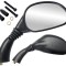 Set 2 oglinzi moto stanga si dreapta Huragan, filet diametru 8 mm Cod Produs: MX_NEW LUSSKHU5RR08MOR000