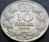 Cumpara ieftin Moneda istorica 10 DINARI / DINARA - YUGOSLAVIA, anul 1938 * cod 834 A, Europa