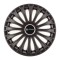 Set 4 capace roti pentru Matiz, model Dino Black, R16