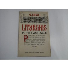 LITURGHIE PE TREI VOCI EGALE - G. CUCU - EDITIA II