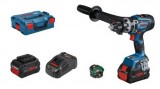 Bosch GSB 18V-150 C Masina de gaurit cu percutie brushless 150Nm + 2 acumulatori Li-Ion 18V + incarcator 8 Ah + L-Boxx - 4059952523293