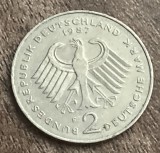C50 - Moneda foarte veche - Germania - 2 marci - 1987 litera F