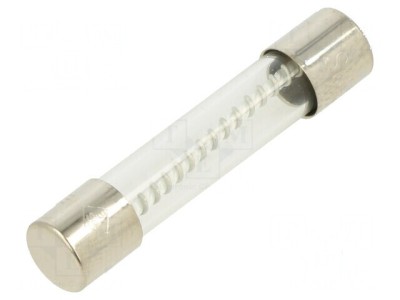 Siguranţă &amp;icirc;nt&amp;acirc;rziere 6,3A 250VAC sticlă 6,3x32mm foto