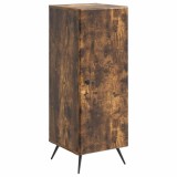 vidaXL Bufet Stejar fumuriu 33 x 34,5 x 90 cm Lemn prelucrat 895520