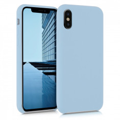 Husa pentru Apple iPhone X / iPhone XS, Silicon, Albastru, 42495.177