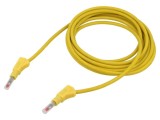 Cablu de măsurare 45A 600V mufă banană 4 mm 3,05 m galben MUELLER ELECTRIC