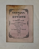 ADUNARE DE KUVINTE ZISE LA DIFERITE OCAZII , BUZAU , 1868