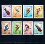 Ajman 1967 - Jocurile Olimpice de iarna, serie neuzata