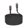 Cablu Hoco X59, USB Type-C la Lightning, Incarcare Rapida 27W, 3m, Negru