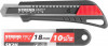 Cuțit Strend Pro Premium FD781, BlackMatt, SoftTouch, 18 mm, break-off, + 10 lamele, set