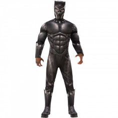 Costum Black Panher Deluxe cu muschi pentru barbati XL foto