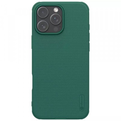 Husa pentru Apple iPhone 16 Pro Max, Nillkin, Super Shield Pro, Verde Inchis Satinata foto