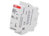 Cartuş descărcător ABB Tip 2, 1 poli, 80kA, -40&divide;80&deg;C, pentru şină DIN