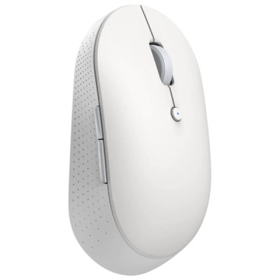 Mouse Wireless Xiaomi Mi Dual Mode Silent Edition, 1300DPI, BT / Wi-Fi, Alb HLK4040GL foto