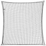 vidaXL Plasă de remorcă cu funie elastică, negru, 3x3 m, PP 4012286