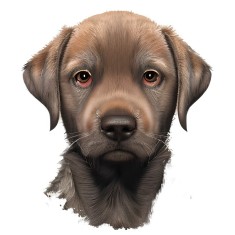 Sticker decorativ, Caine, Maro, 69 cm, 10665ST foto