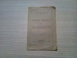 PARERI CRITICE No. 1 - Buletinul &quot;Societatii Critice&quot; Anul I - 1916, 20 p., Alta editura