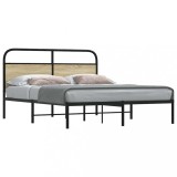 Cumpara ieftin Cadru de pat fără saltea 160x200 cm Lemn derivat stejar Sonoma