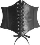 Curele de corset pentru femei, centura de talie largă elastică din piele Waspie, Oem