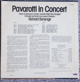 Vinil original SUA, Luciano Pavarotti in Concert, orchestra teatru Bologna, Opera