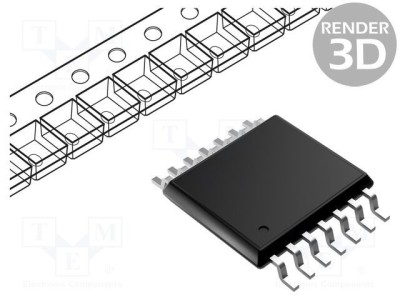 IC digital NAND 4 canale 2 intrări SMD TSSOP14 2&amp;divide;3,6VDC -40&amp;divide;85&amp;deg;C ONSEMI foto