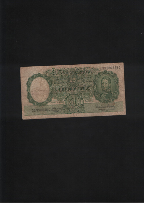 Argentina 50 pesos 1952(69) seria33936638