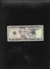 Statele Unite ale Americii USA SUA 5 dollars 2009 seria13658625 FW graffiti