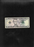 Statele Unite ale Americii USA SUA 5 dollars 2009 seria13658625 FW graffiti