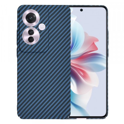 Husa pentru Oppo Reno11 F, Techsuit, Carbonite FiberShell, Turcoaz foto