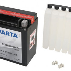 Baterie Moto Varta Powersports Agm 14Ah 12V YTX16-BS VARTA FUN