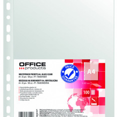 Folie Protectie Pentru Documente A4, 30 Microni, 100folii/set, Office Products - Cristal