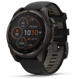 Ceas Fenix 8 Solar Sapphire Carbon Grey Titanium/Black