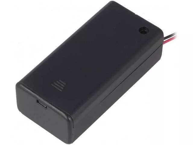 SBH-9VA Suport baterie 9V 6F22 6LR61 x1buc cu terminal cablu 150mm Fara intrerupator COMF